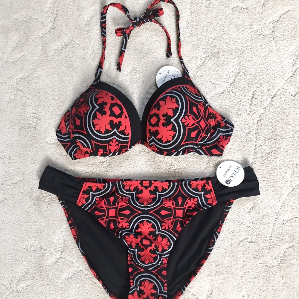Stylus Swim Full bottom-XL Push-up top-M